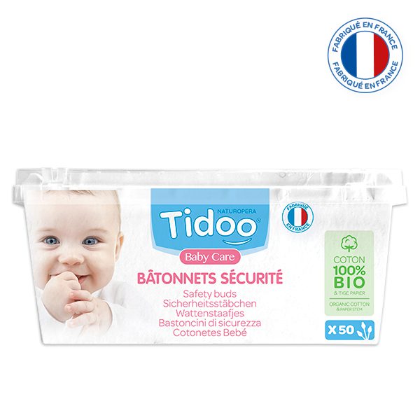 TIDOO - BATONNETS SECURITE BEBE 50 U - Bio Pour Bébés