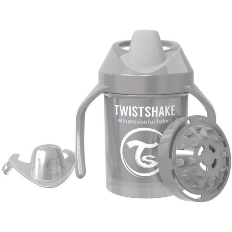 Twistshake Attache-sucette Gris