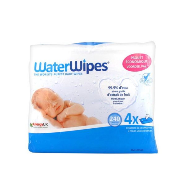 WATERWIPES MAROC - LINGETTES A L'EAU POUR BEBES A PEAUX SENSIBLES 60U DIVERSIFICATION ALIMENTAIRE. IDEE CADEAU BEBE. NAISSANCE. Livraison gratuite et partout au Maroc. Magasin BIO POUR BEBES. FRAIS DE PORT GRATUITS